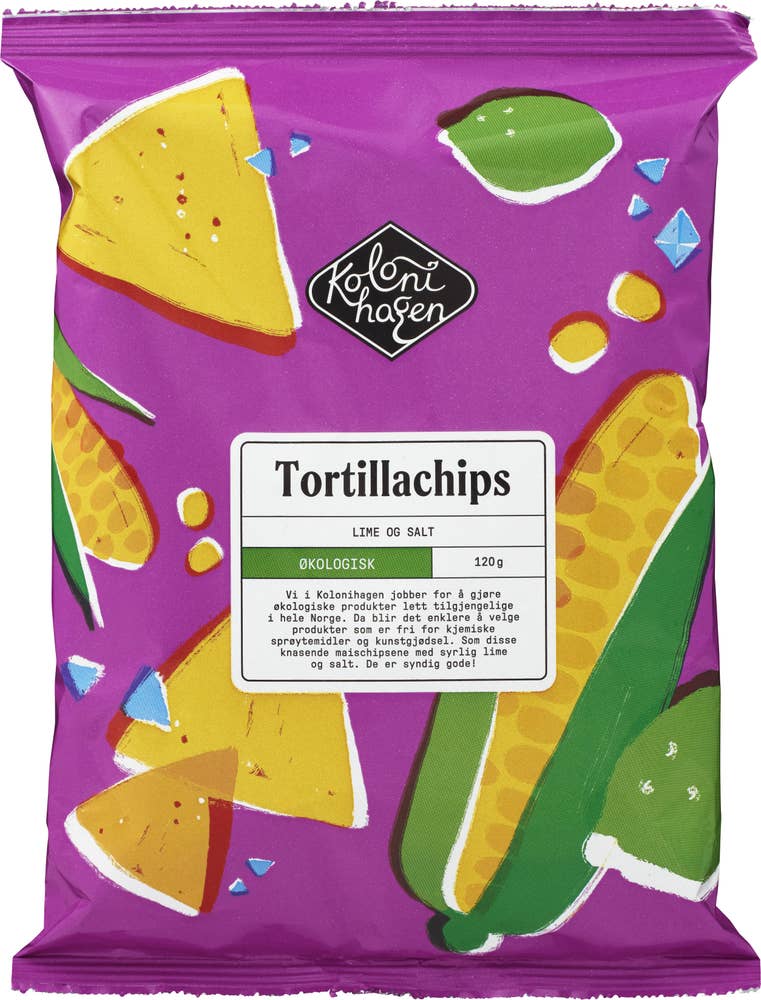 Kolonihagen Tortillachips Økologisk