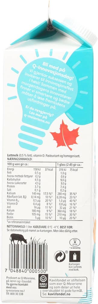 Q Melk Lett 0,5%