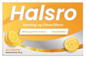 Halsro Honning & Sitron 60g