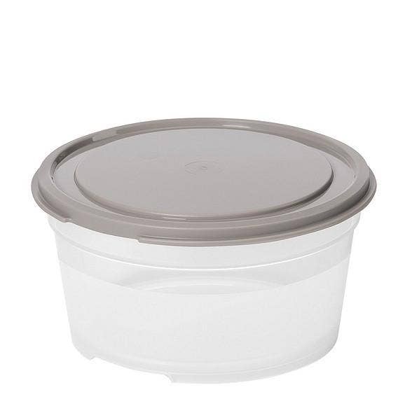 Smartstore Matoppbevaringsboks Rund, 0,45 l, grå