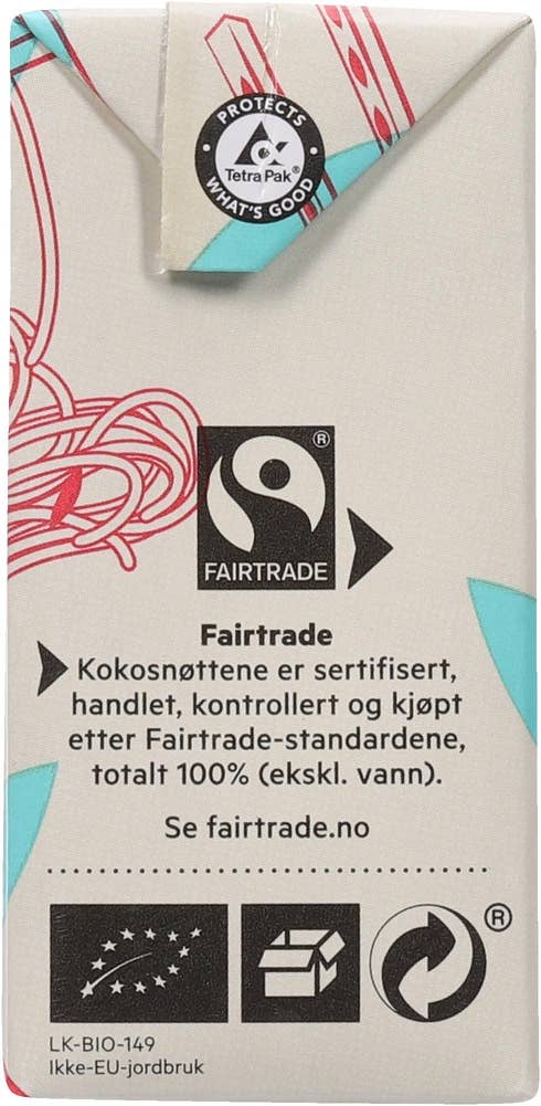 Helios Kokosmelk 200ml Økologisk