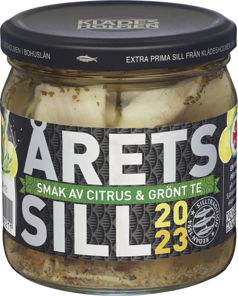 Klädesholmen Sild Med Smak Sitrus & Grønn Te