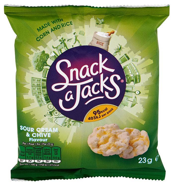 Snack a jack Snack a Jacks  Sour Cream