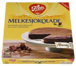 Almondy Freia Melkesjokoladekake