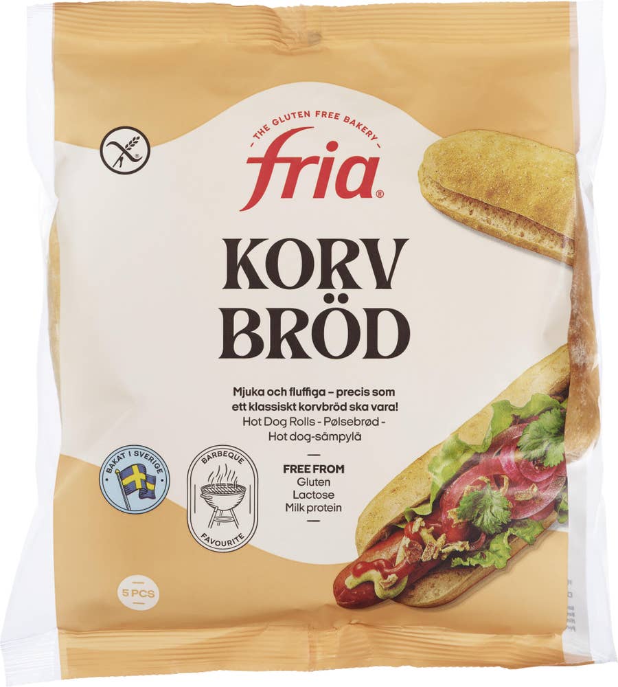 Fria Pølsebrød Glutenfri