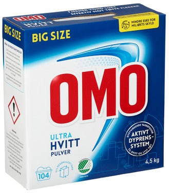 Omo Ultra Hvitt Pulver