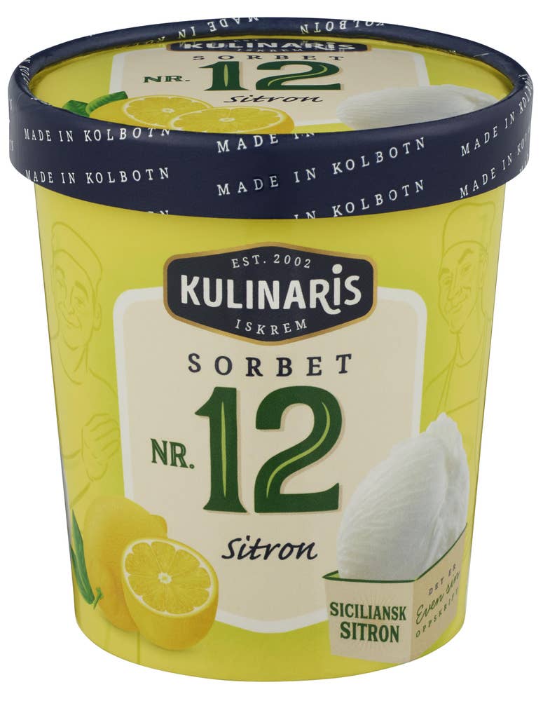 Kulinaris Nr. 12 sitronsorbet