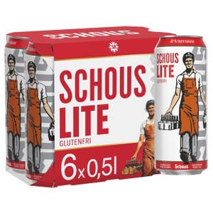 Schous Pils Schous LITE Pilsner 6x05, l