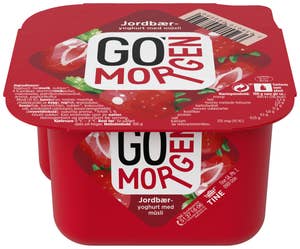 TINE Go'morgen jordbæryoghurt Med müsli