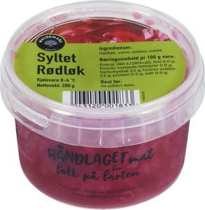 Syltet rødløk