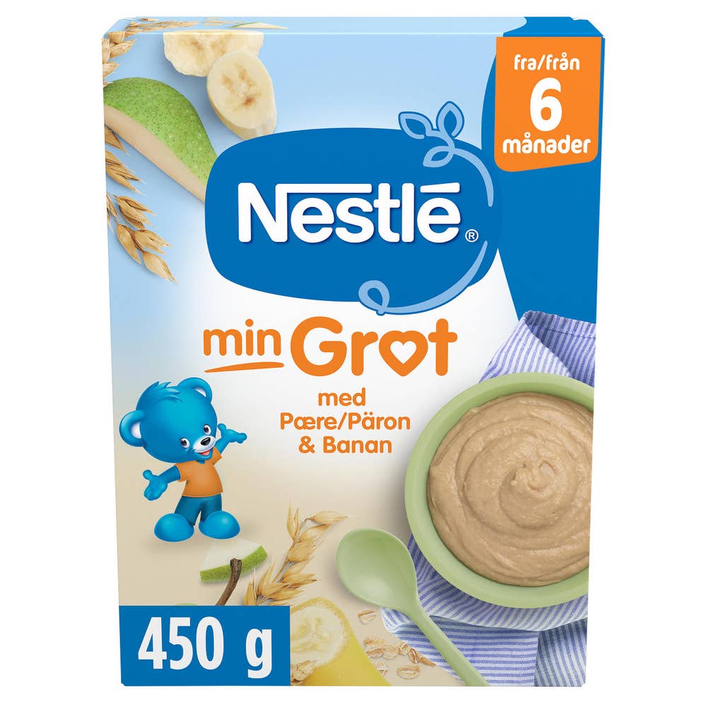 Nestlé Min Grøt pære og banan fra 6 mnd