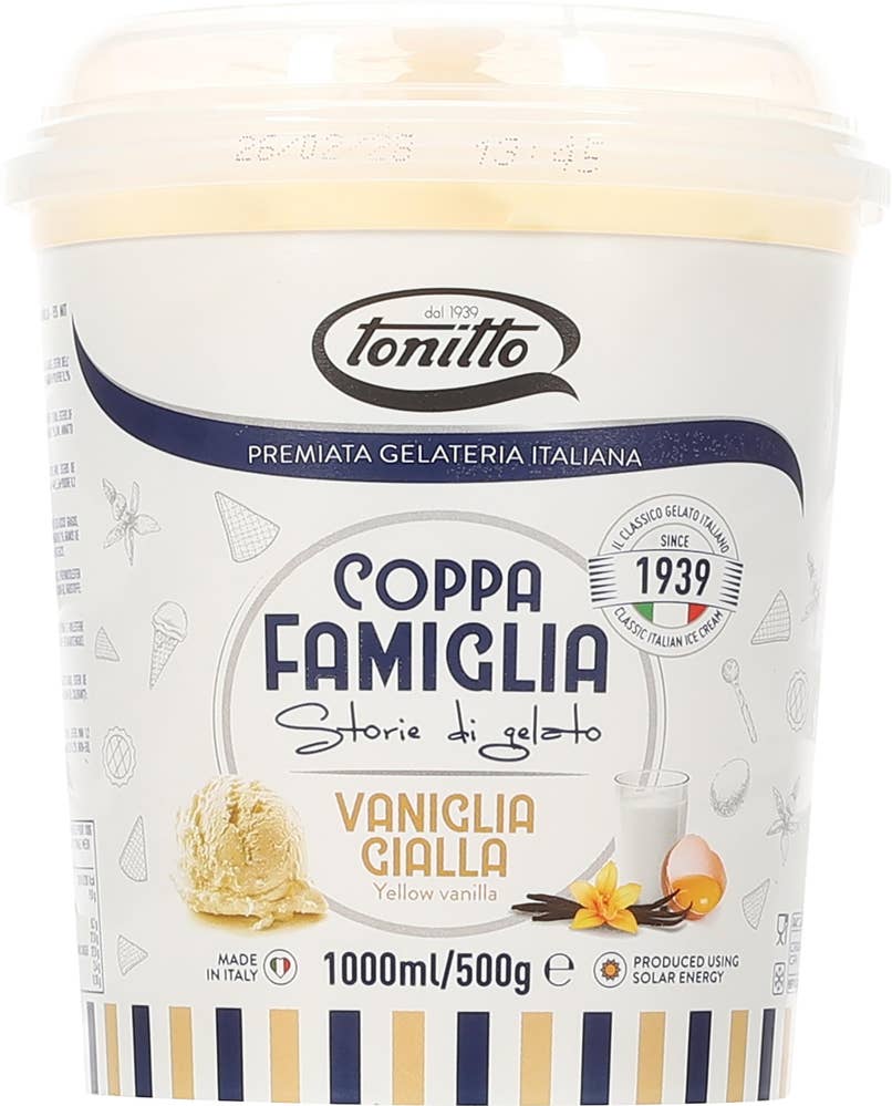Tonitto Coppa famiglia vanilje