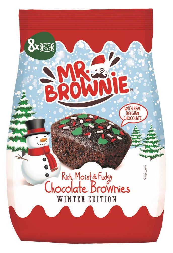 Mr Brownie Chocolate Christmas brownie
