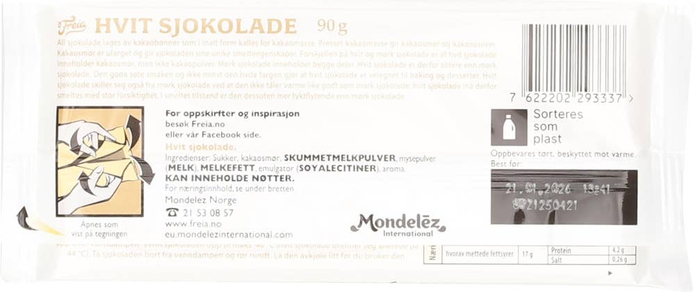Hvit sjokolade