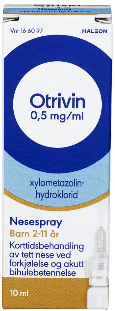 Otrivin nesespray for barn 0,5 mg / ml