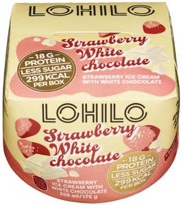 Lohilo Strawberry white Proteinrik