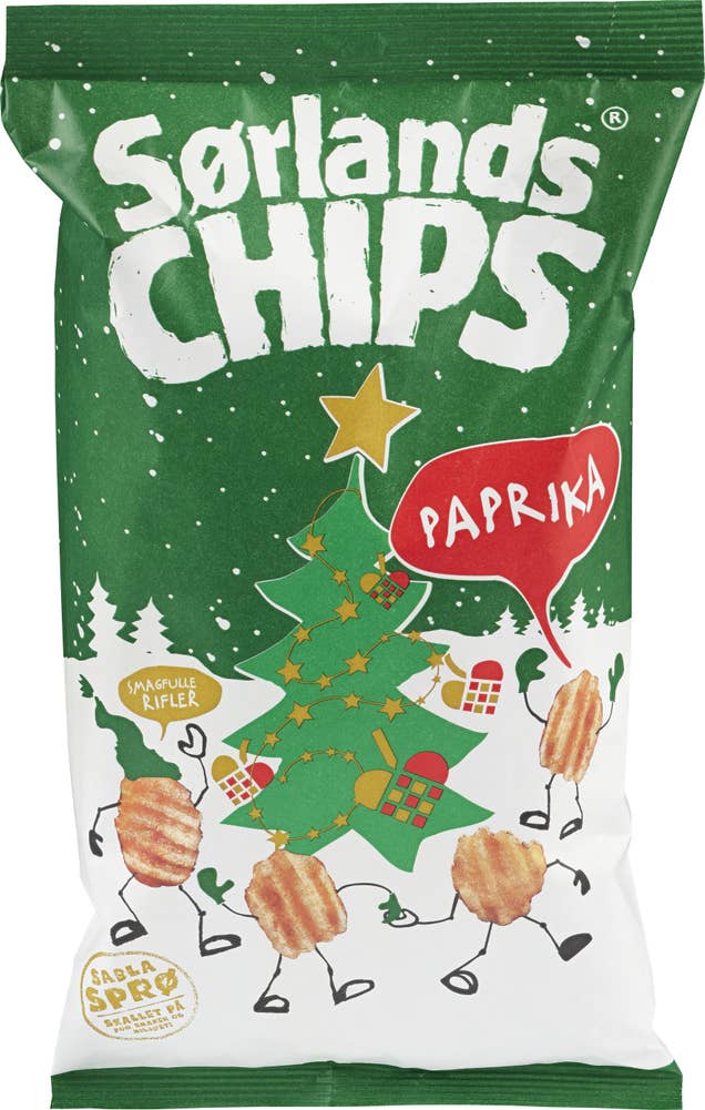 Sørlandschips Rifla Paprika