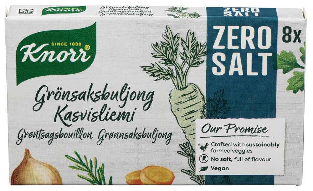 Knorr Organic Bouillon Veggie 8-pk
