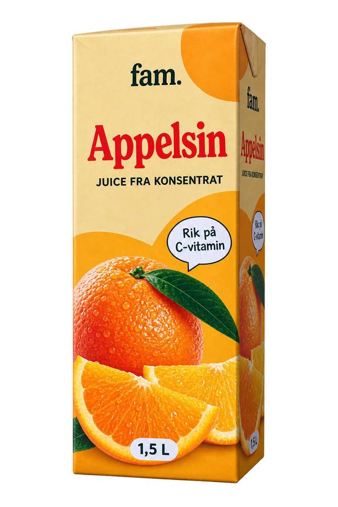 Fam. Appelsinjuice
