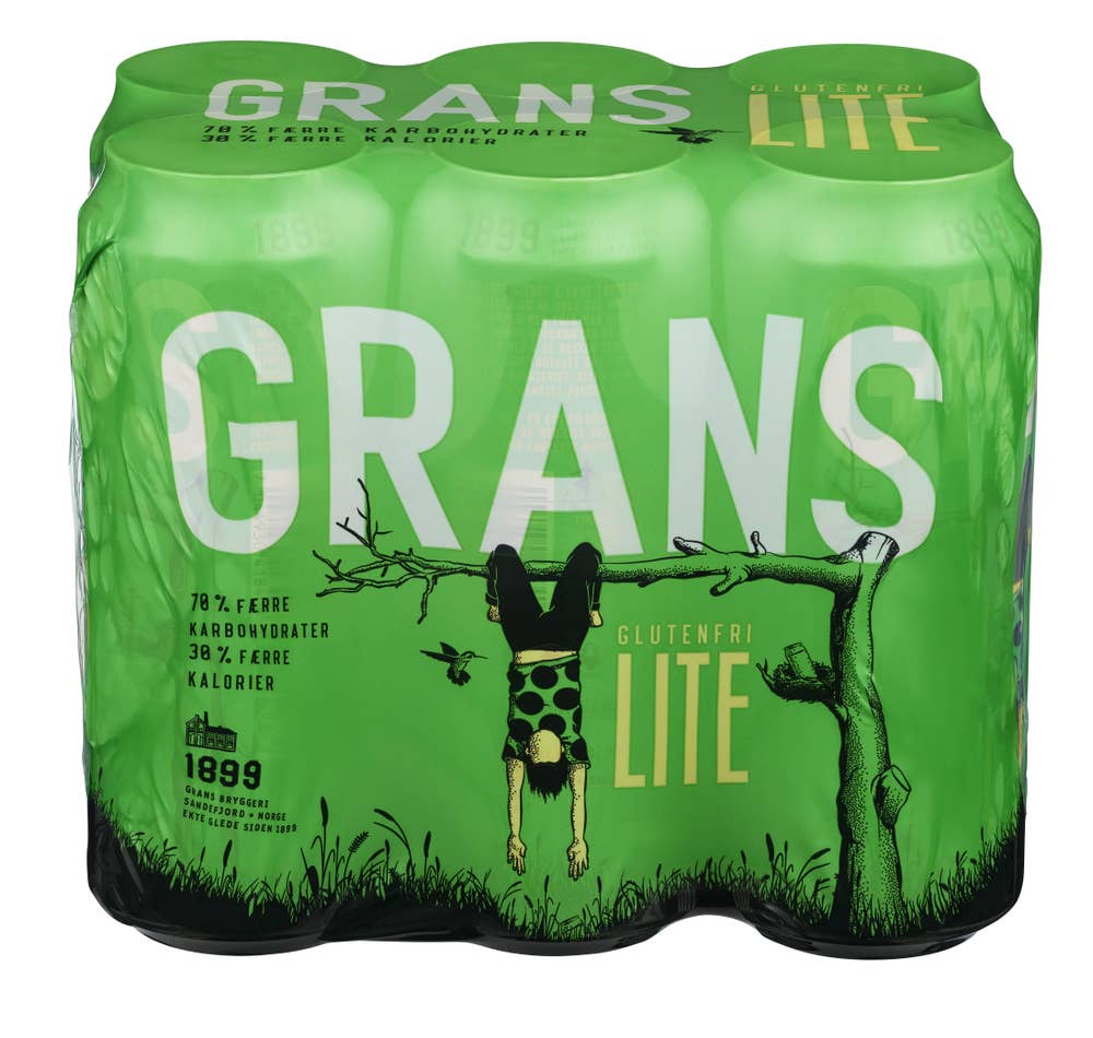 Grans Lite Glutenfri 6 x 0,5l