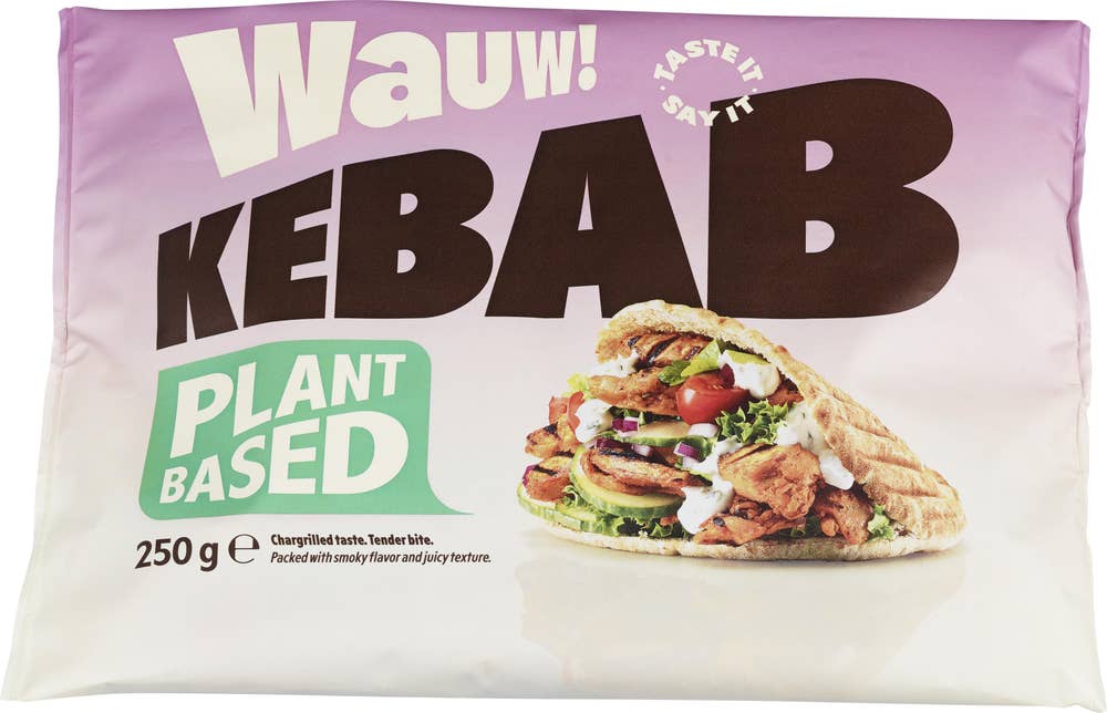 Wauw! Kebab-bites grilled Plantebasert