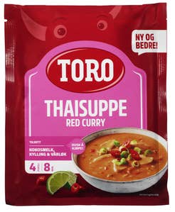 Toro Thaisuppe Red curry