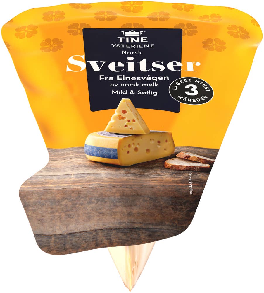TINE Sveitserost 28% Med skorpe