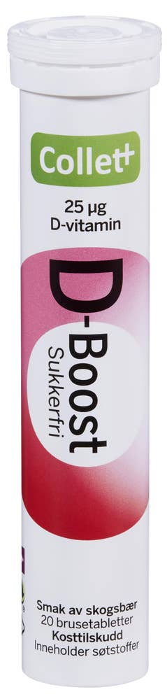 Collett BrusetablettD-boost D-vitamin 25 µg