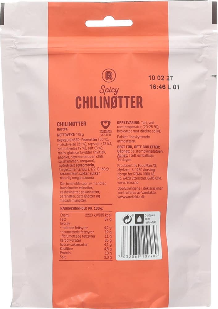 R Chilinøtter