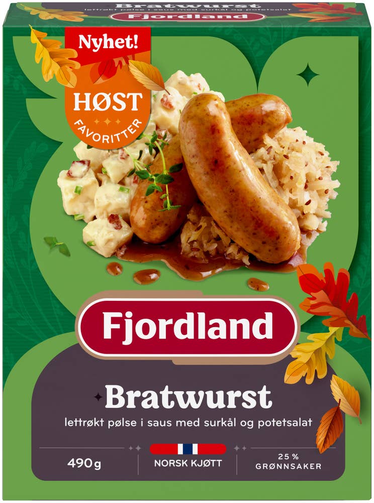 Fjordland Bratwurst med potetsalat