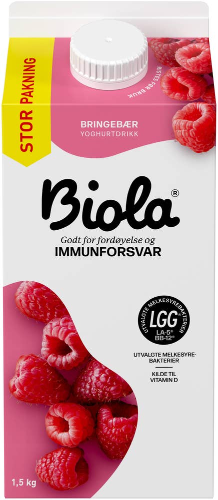 TINE Biola Bringebær Partivare