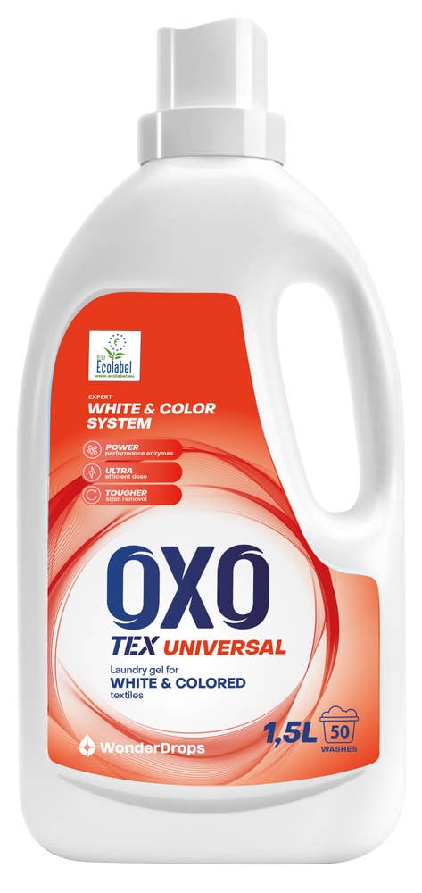 Oxo Flytende vaskemiddel universal Hvit og farget tøy