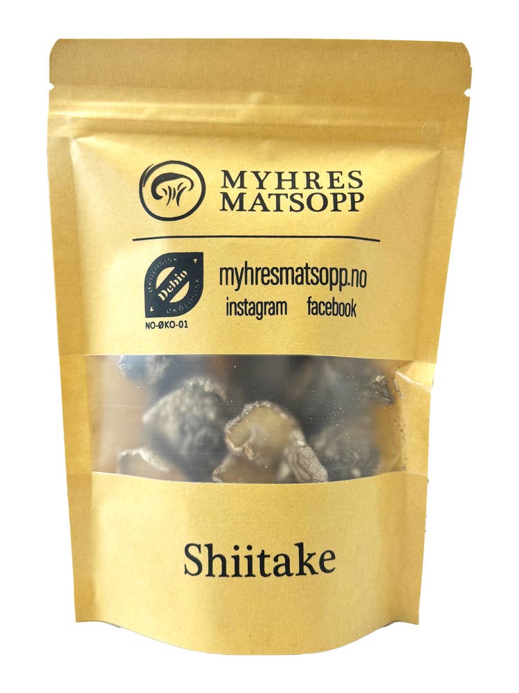 Myhres Matsopp Tørket shiitake Økologisk