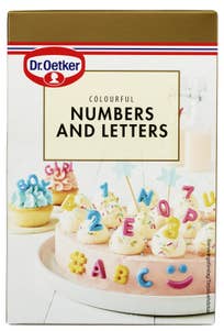 Dr. Oetker Kakepynt bokstaver og tall