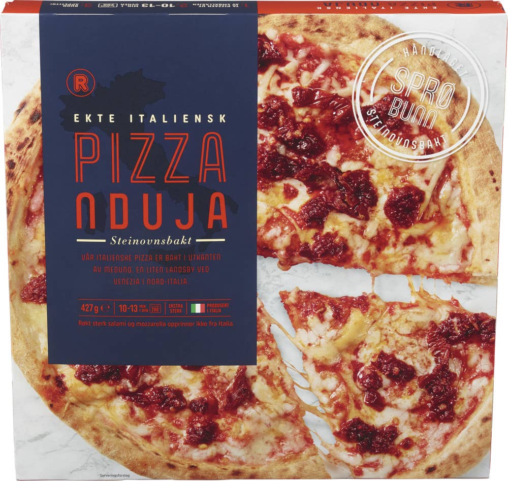 R Pizza 'Nduja Steinovnsbakt