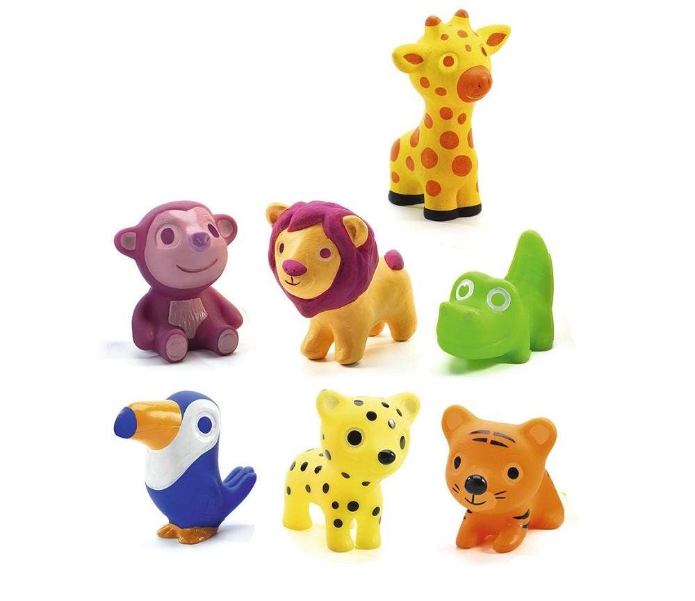 Sprell Safaridyr, sju badeleker