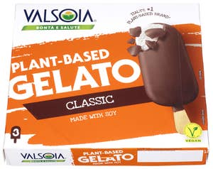 Valsoia Vegansk gelato pinneis 3 stk