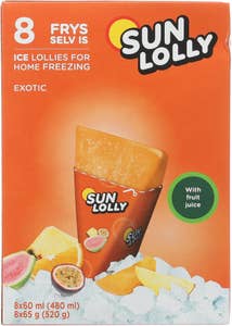 Sun Lolly eksotisk 8 stk.