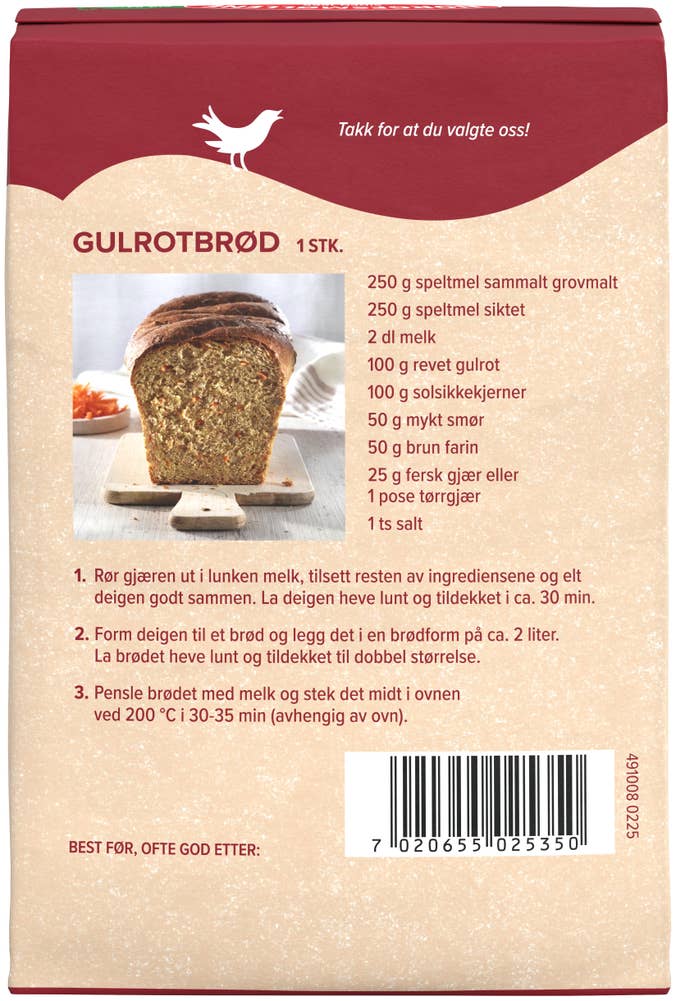 Norgesmøllene Sammalt speltmel