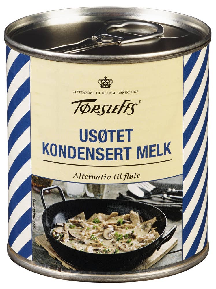 Bilde av Tørsleffs Kondensert Melk Usøtet 320g