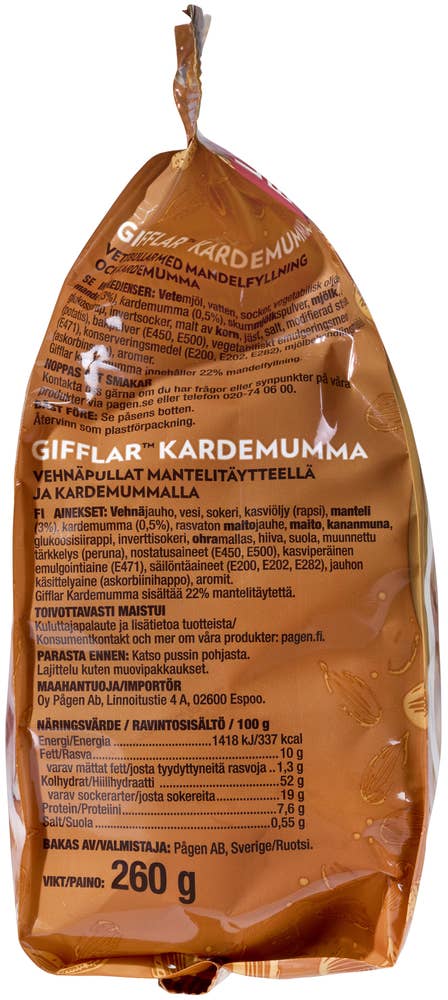 Pågen Gifflar kardemomme
