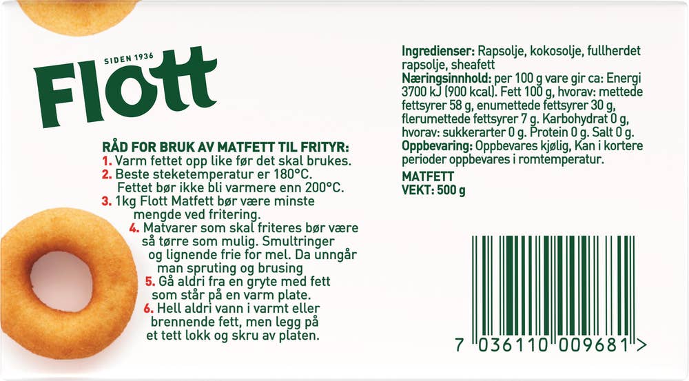 Flott matfett