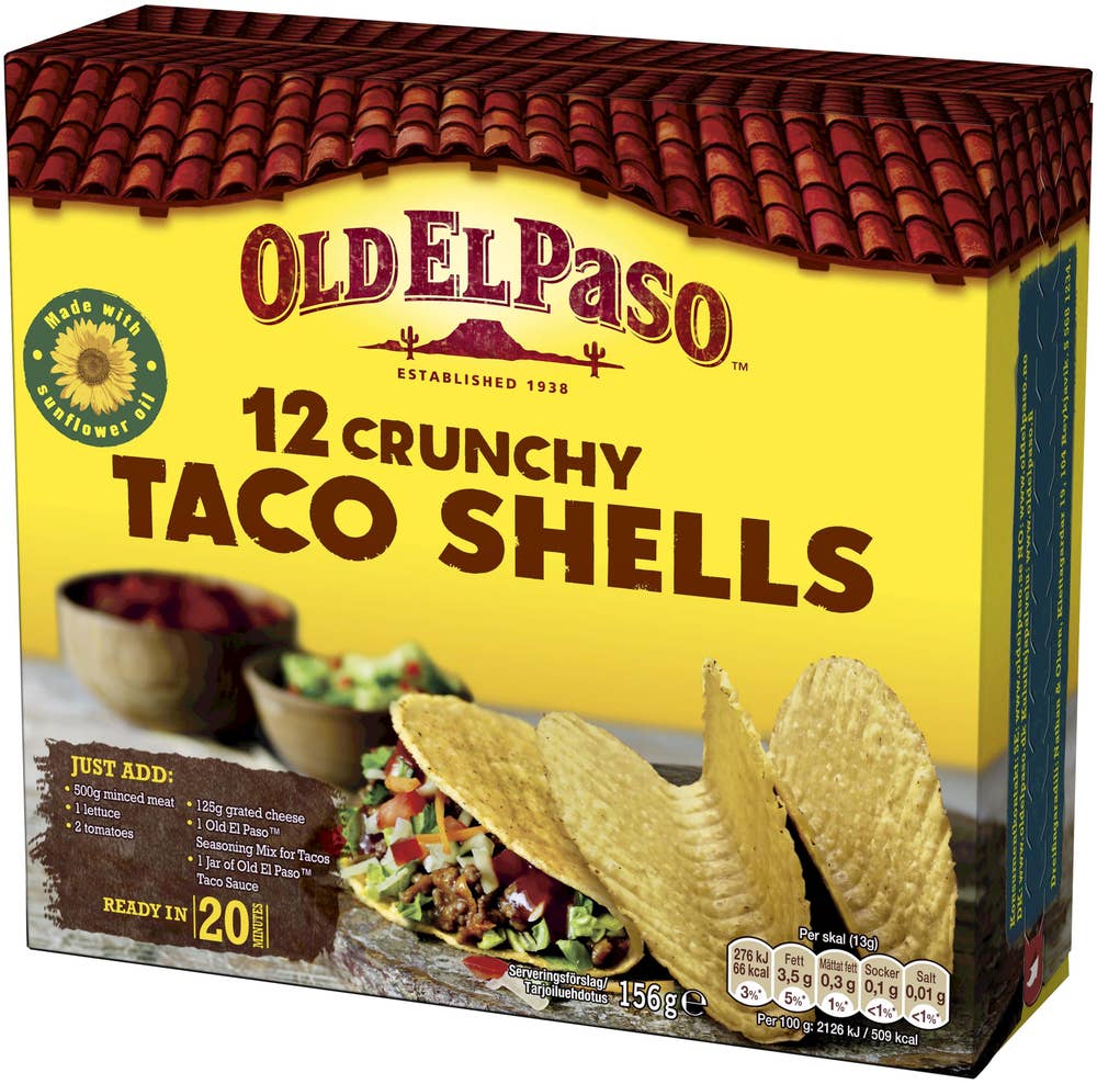 Old El Paso Taco Shells 12pk