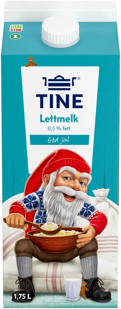 Tine Lettmelk 0,5% fett