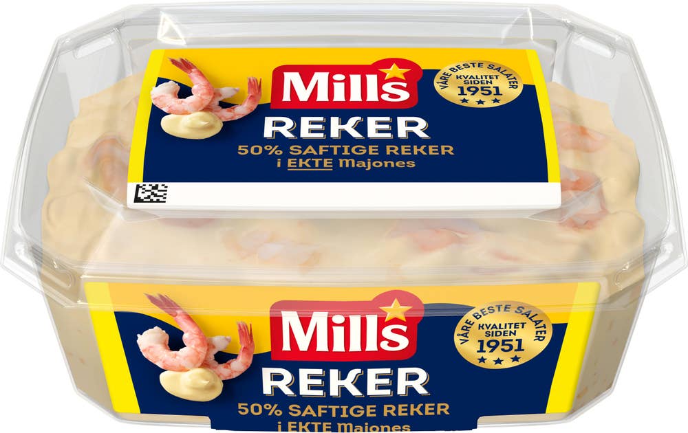 Reker i ekte majones 180 g
