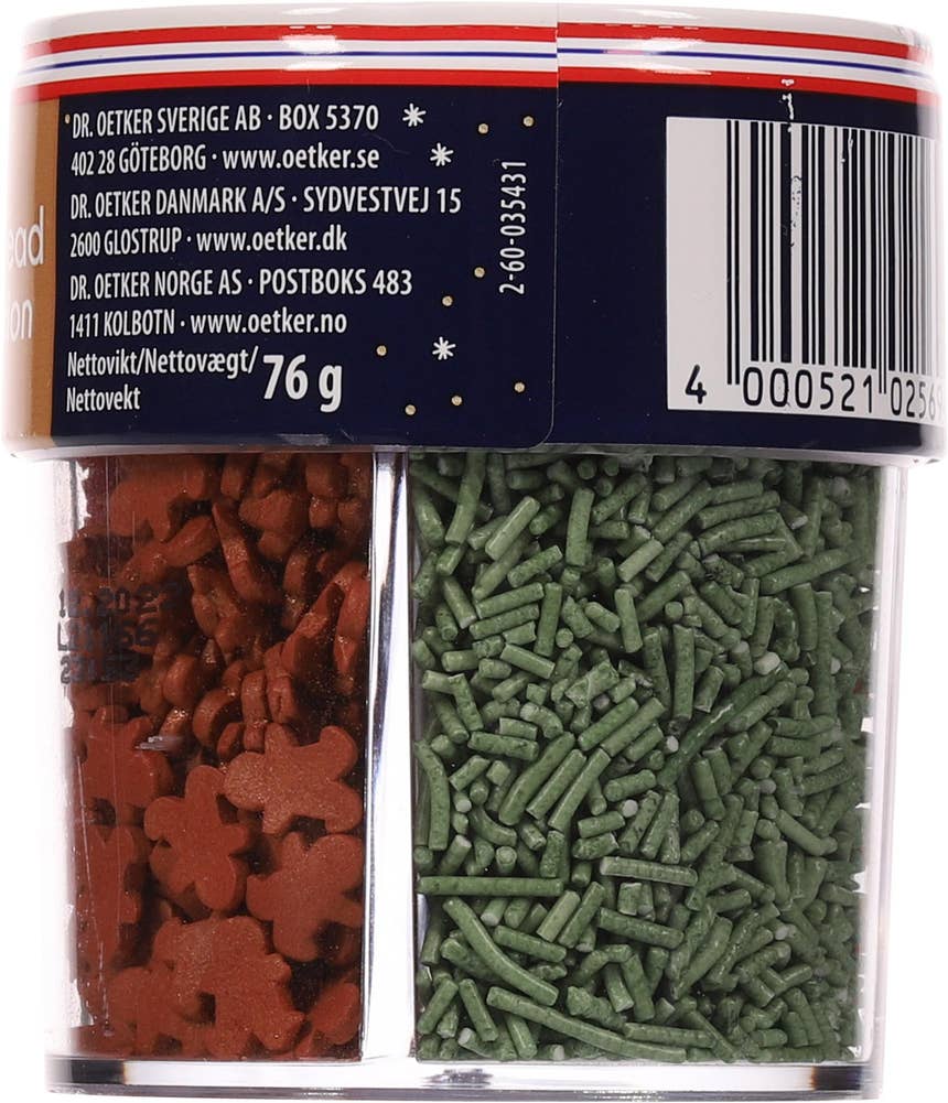 Dr Oetker Kakepynt pepperkake 4 Kammer