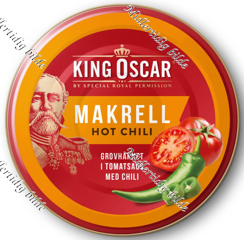 King Oscar Makrell i Tomatsaus med Chili