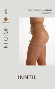 Inntil Strømpebukse Hold-In 20 DEN Medium, str. 40-44, semi-matt