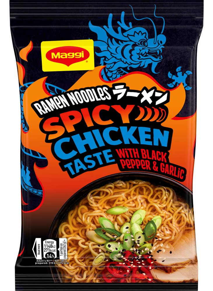Maggi Ramen noodles Spicy chicken