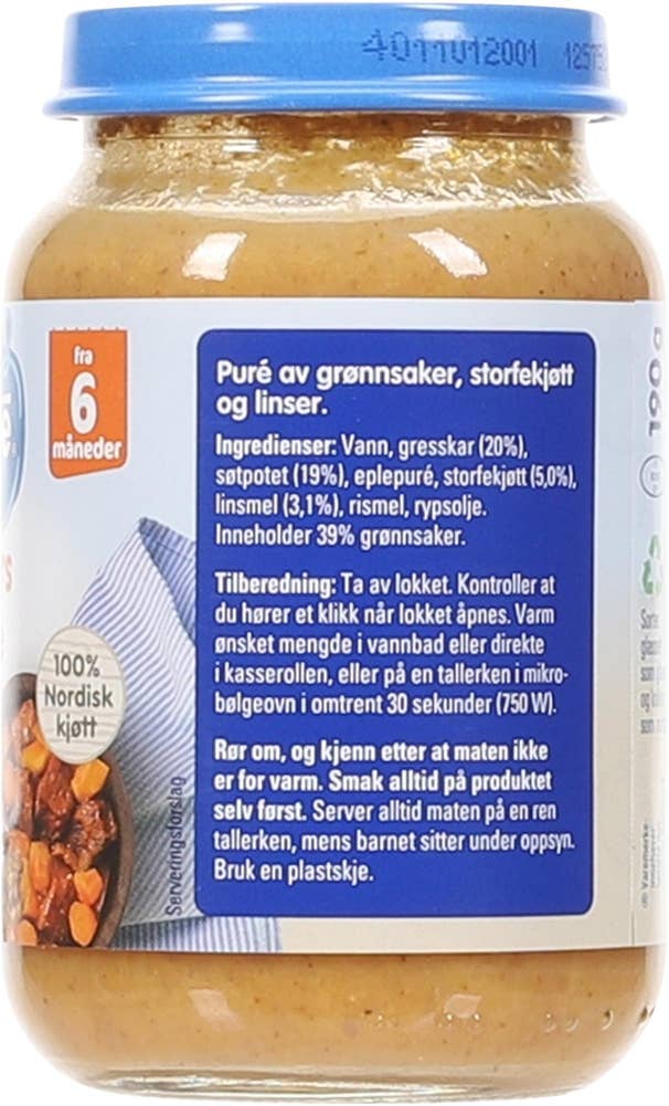 Nestlé Farmors gryte Fra 6 mnd